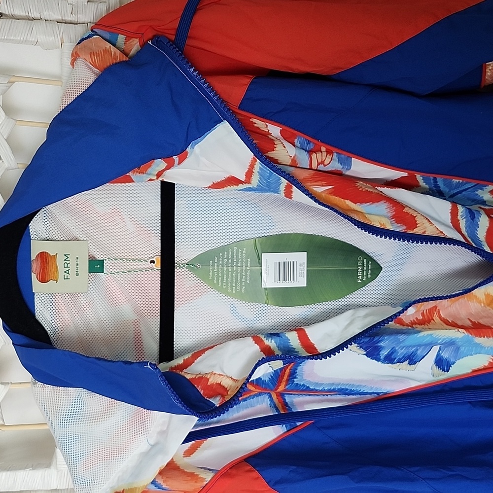 FARM Rio- Multicolor Windbreaker Jacket - Picture 3 of 13